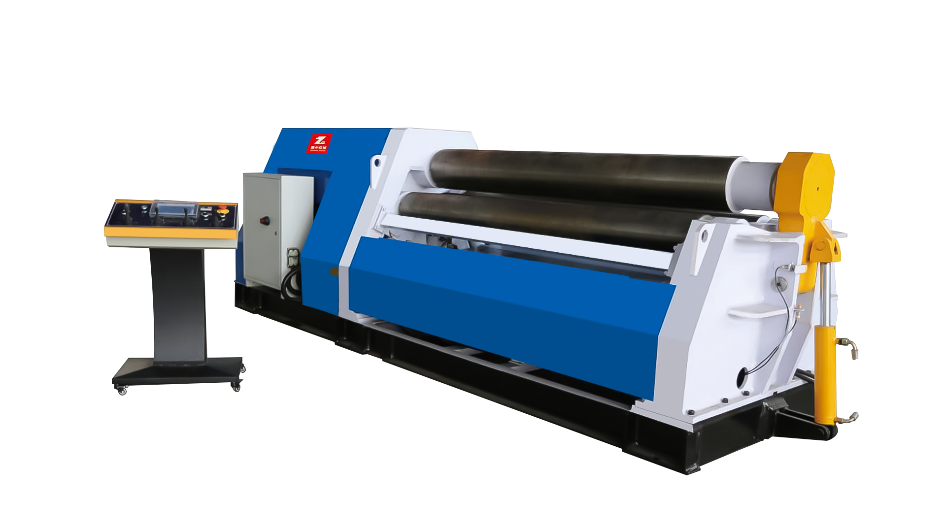 Mesin rolling plat empat-roller servo elektrik CNC